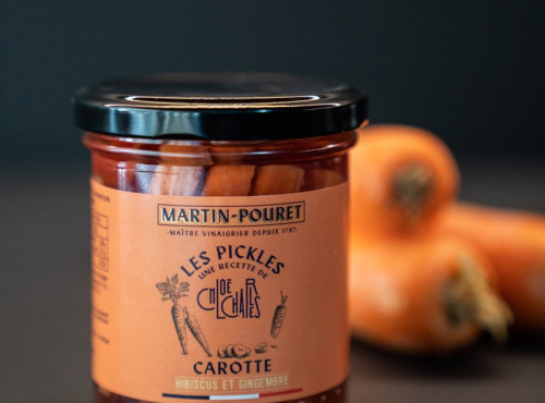 Maison Martin-Pouret - Pickles carottes, hibiscus et gingembre