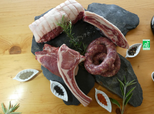 Terres EnVie - Colis viande de Cochon Mangalica porc plein air - 6 kg