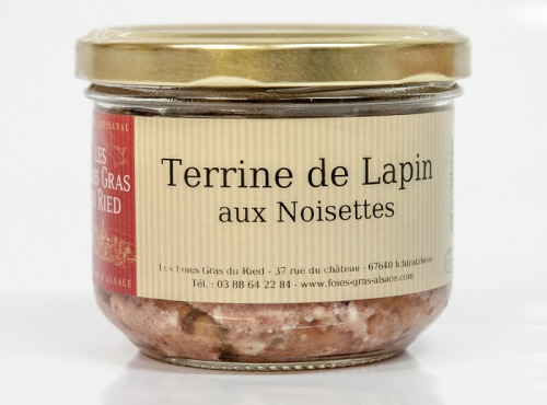 Les foies gras du Ried - Terrine De Lapin / Noisettes