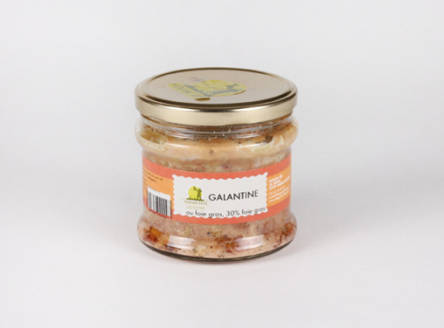 Maison Tête - Galantine au foie gras. 30% de foie gras - 180G