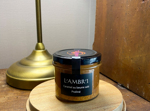 L'AMBR'1 Caramels et Gourmandises - Crème De Caramel Aux Graines De Sarrasin BIO - Pot De 130g