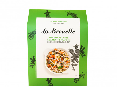 La Brouette - Pour 2 Pers. - Légumes Al Dente À La Menthe Fraîche, Boulghour Et Quinoa