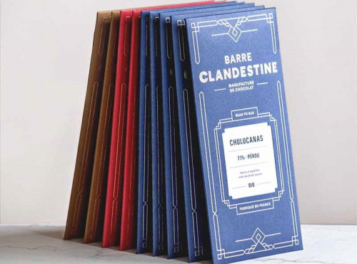 Barre Clandestine - Tablettes de chocolat bean to bar - L'Or en barre - 540g