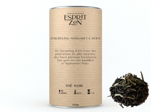 Esprit Zen - Thé Noir "Darjeeling Margaret's Hope" - nature -Boite 100g