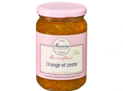 Muroise et Compagnie - Confiture de Orange Avec Zeste Bio - 350 gr