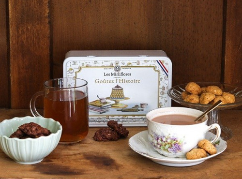 Les Mirliflores - Coffret découverte : biscuits, thé et cacao
