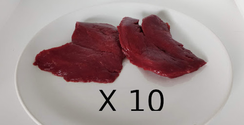 La Ferme Enchantée - [SURGELÉ] Lot de 10 steaks d'autruche conditionné par 2