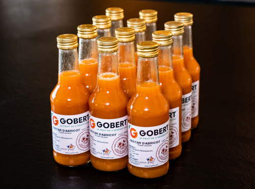 Gobert, l'abricot de 4 générations - Nectar d'abricot 25cl - lot de 12 bouteilles