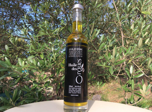 Huile des Orgues - Huile d'Olive Vierge Extra  - Variété Spécifique du Roussillon - 500 ml