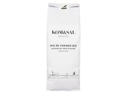 Kom&sal - Mix de farines autour du pois chiche - 500g