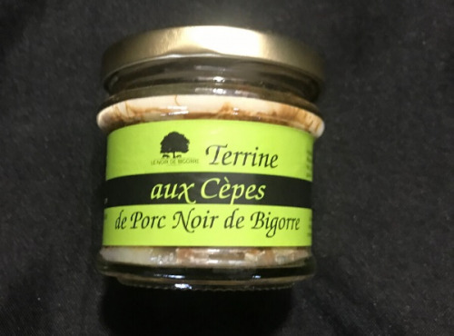Domaine REY-Marie et Nicolas REY - Terrine de Porc Noir de Bigorre Aux Cèpes AOP