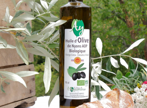 La Ferme de l'Ayguemarse - Huile D'olive De Nyons Aop BIO 75cl