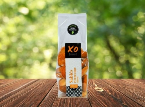 XO Gourmet - Sablés pur beurre éclats de caramel cognac 110g