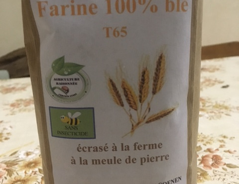 Farine de la Tuilerie - Farine de Blé T65 - 1kg