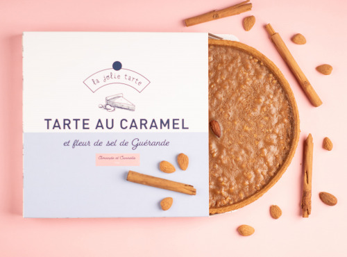 La Jolie Tarte - Tarte au caramel et amandes/cannelle - 600g