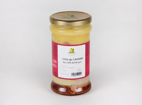 Maison Tête - Cou de canard farci 30% foie gras