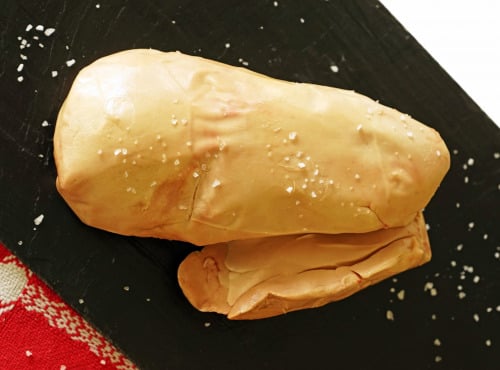 Foie gras de canard cru déveiné congelé