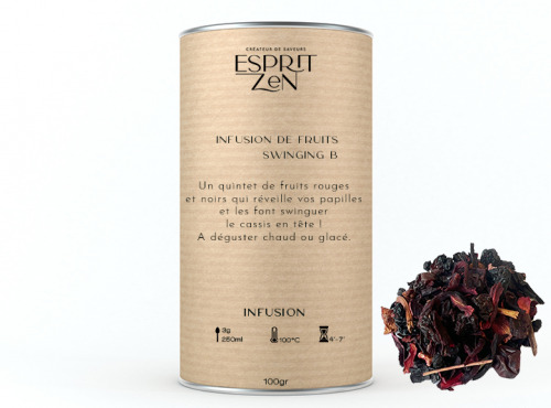Esprit Zen - Infusion de Fruits "Swinging B" - Boite 100g