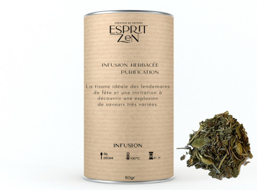 Esprit Zen - Infusion herbacée "Purification" - Boite 50g