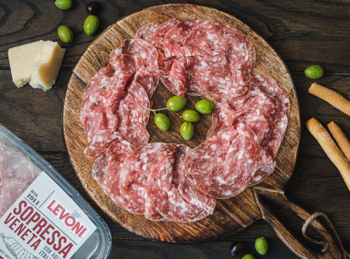 Maison BAYLE - Champions du Monde de boucherie 2016 - Saucisson Italien - Sopressa Venetta  - 80g Sans gluten sans lactose