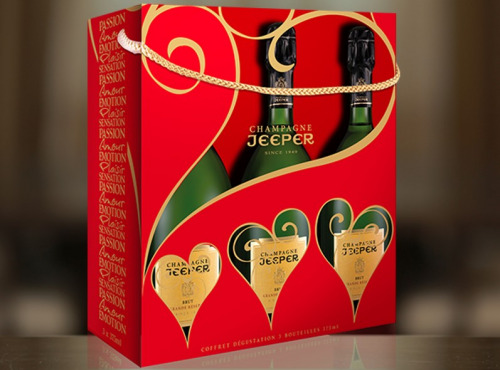 Champagne Jeeper - Coffret Dégustation - 3 x 37,5 cl