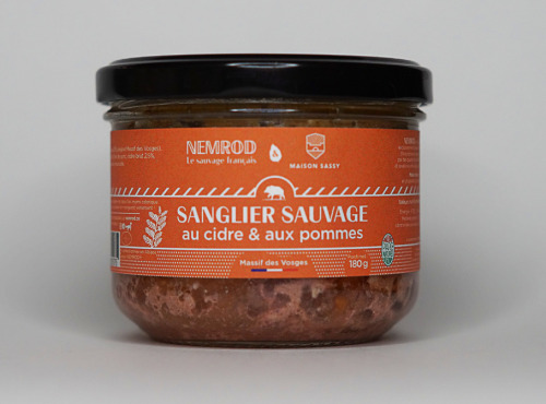Nemrod - Terrine Sanglier Cidre et Pomme - 180 g