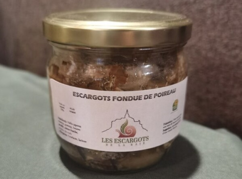 LES ESCARGOTS DE LA BAIE - GARNIER Amandine - Garniture Fondue De Poireaux Aux Escargots