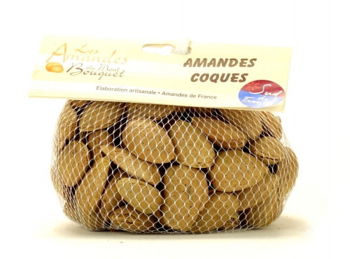 Les amandes et olives du Mont Bouquet - Amandes Françaises en coque 500g