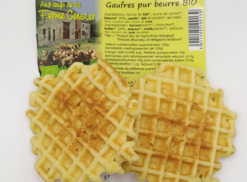 Beurre Plaquette - Gaufres Pur Beurre BIO,  Aux œufs de La Ferme Censier