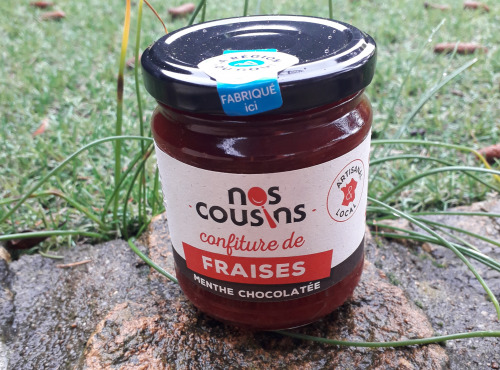 Nos cousins Conserverie - Confiture De Fraises - Infusion Menthe Chocolat 240g