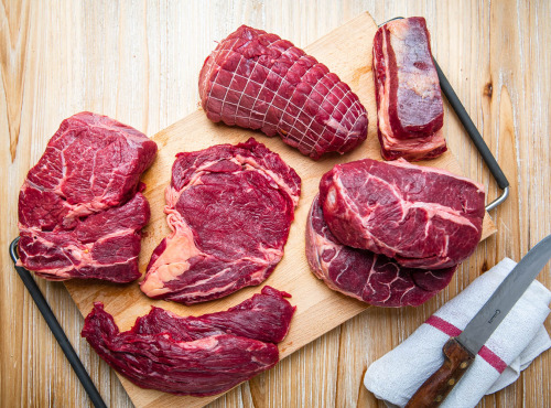 La Ferme d'Auzannes - Colis de Boeuf DECOUVERTE Rôti 3 kg (steaks, rôti...)