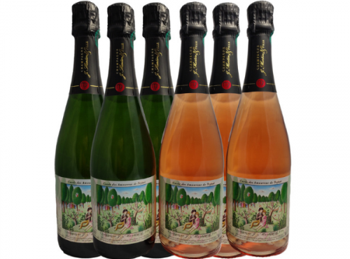 Champagne J. Martin et Fille - Cuvée des Amoureux de Peynet Tradition et Rosé - 6x75cl