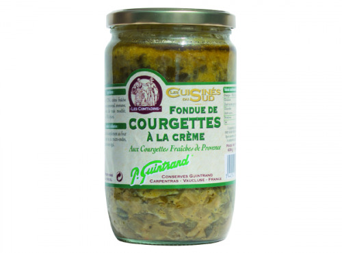 Conserves Guintrand - Fondue De Courgettes À La Crème - Bocal 720 Ml
