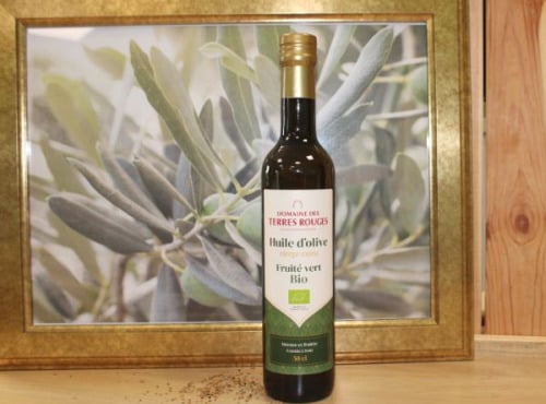 Domaine des Terres Rouges - Huile d'Olive vierge Extra Fruité Vert Bio 50cl