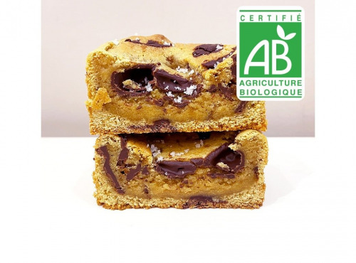 Pierre & Tim Cookies - Grookie Bio Chocolat Noir Fleur De Sel x9