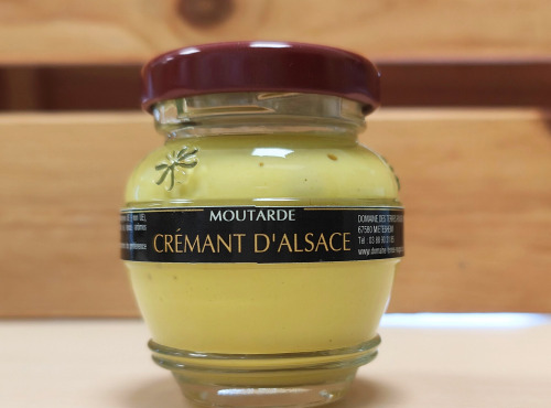 Domaine des Terres Rouges - Moutarde au Crémant d'Alsace 55G