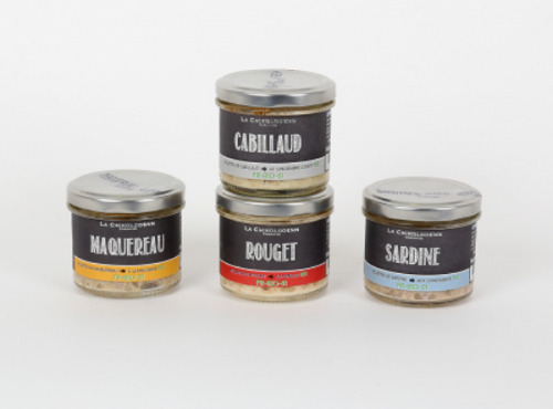 La Chikolodenn - Rillettes Bio : Sardine, Maquereau, Cabillaud, Rouget