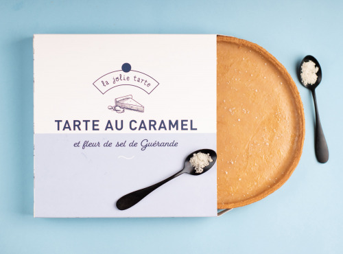 La Jolie Tarte - Tarte au caramel et à la fleur de sel de Guérande - 600g