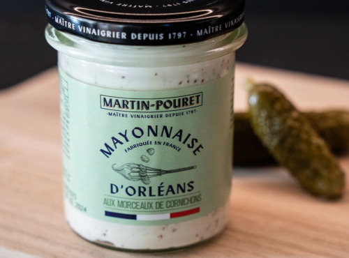 Maison Martin-Pouret - Mayonnaise à la moutarde aux morceaux de cornichons 170g