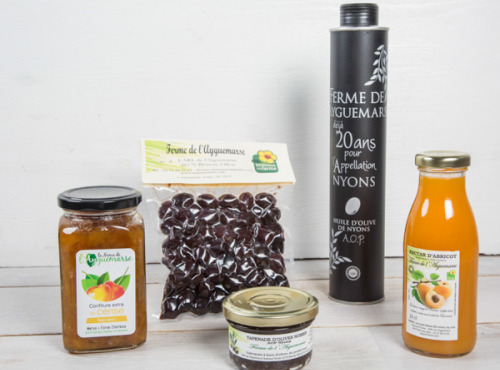 La Ferme de l'Ayguemarse - Coffret Découverte Ayguemarse : olive, abricot, cerise