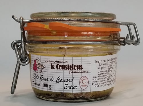 Le Coustelous - Foie gras de Canard entier - 100g
