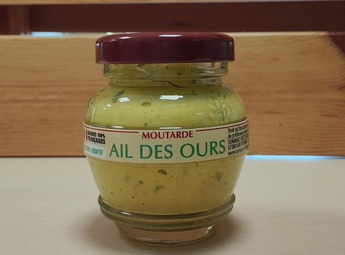 Domaine des Terres Rouges - Moutarde à l'Ail des Ours 100% graines françaises sans additif 55G
