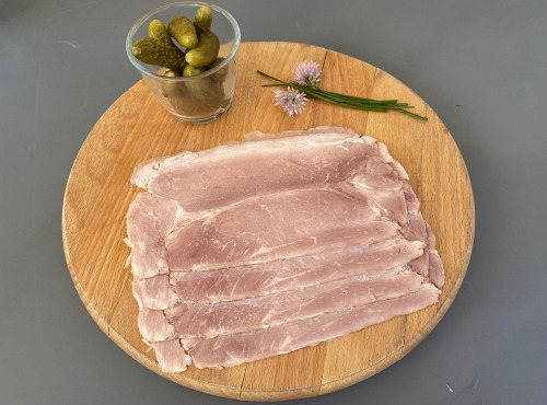 Mas de Monille - Jambon Blanc sans nitrites 200g - 4 tranches en moyenne - Porc noir gascon
