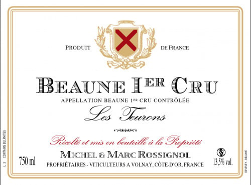 Domaine Michel & Marc ROSSIGNOL - Beaune 1er cru "Les Teurons" 2021