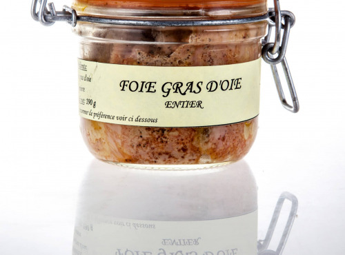 La Ferme des Roumevies - Foie gras entier d'oie fermière du Périgord 190g