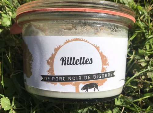 Domaine REY-Marie et Nicolas REY - Rillettes de Porc Noir de Bigorre AOP