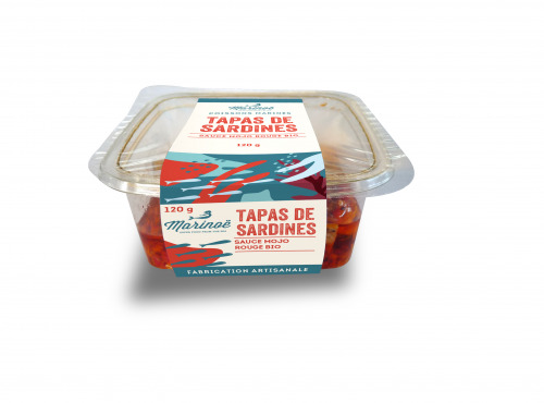 Marinoë - Tapas de sardines sauce mojo rouge bio