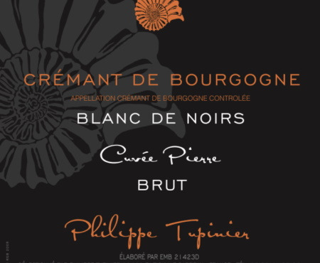 Domaine Tupinier Philippe - 1 Bouteille Crémant De Bourgogne Blanc De Noirs