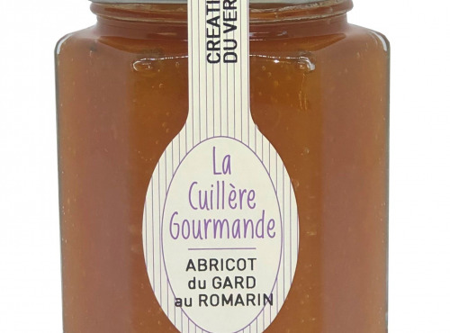 Mamy Suzanne Occitanie - Confiture artisanale d'abricot du Gard au romarin 225 g