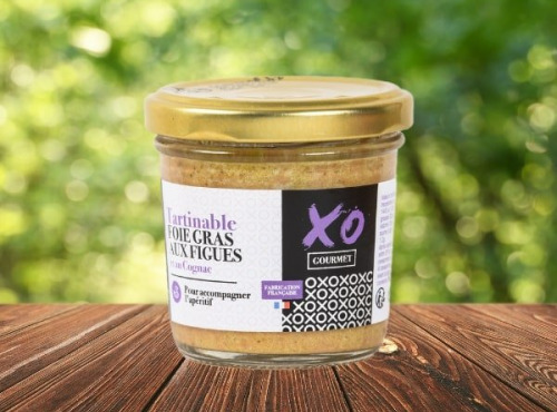 XO Gourmet - Tartinable au foie gras, aux figues et au cognac 80g